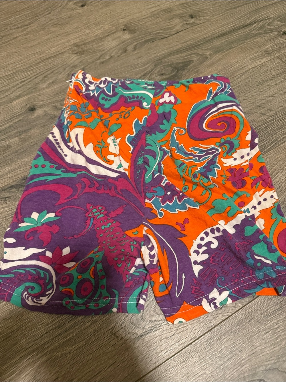 Moschino Purple & Orange Paisley Skort - Picture 4 of 5